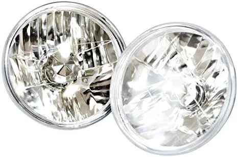 Vista 2 de AVEC 150001 Crystal Series Clear/Chrome Sealed Beam Luz de conversión de faros delanteros (4 x 6 pulgadas)