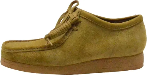 Vista 36 de Clarks Wallabee Chukka Botas para hombre cera de abeja cuero