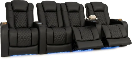 Vista 26 de Seatcraft Virtuoso 365 - Asiento de cine en casa (3 unidades), color ébano