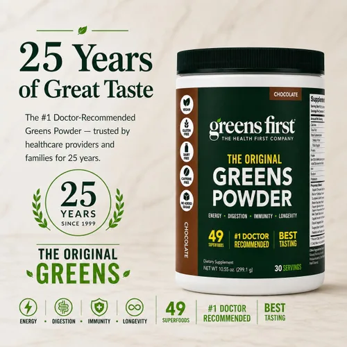 Vista 7 de Greens First Superalimentos, extractos y concentrados, poder de nutrientes ricos en antioxidantes, más de 15 porciones de frutas, 14.37 onzas 30