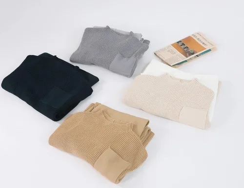 Vista 5 de Ailoqing Conjunto de 2 piezas para mujer, suéter de punto, pantalones de cintura alta, conjuntos de descanso