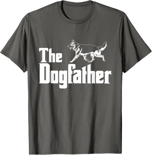 Vista 62 de The Dogfather Pastor Alemán - Camiseta de regalo divertida, Negro, S