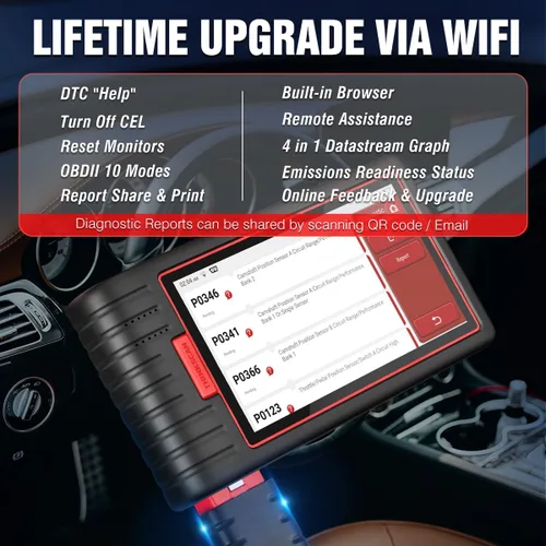 Vista 6 de Thinkcar 2026 Thinkscan Max2 Wireless OBD2 escáner sin suscripción Lifetime Software Upgrade, Full System Diagnosis, CAN-FD & FCA AutoAuth