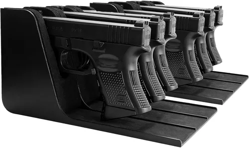 Vista 7 de Adoreal Soporte para pistola para pistola de almacenamiento seguro para armas, accesorio seguro para armas, organizador seguro para armas