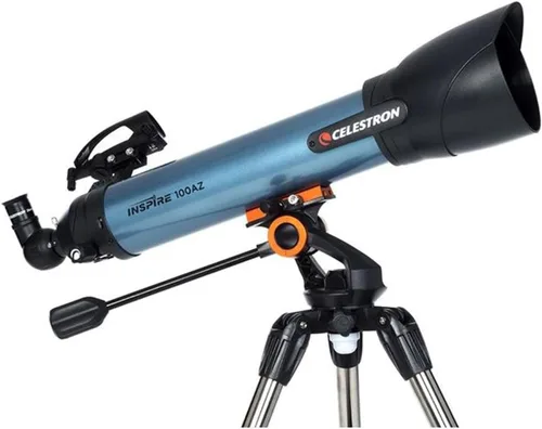 Vista 3 de Celestron Inspire 100AZ Telescopio refractor para principiantes
