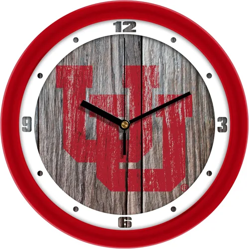 Vista 7 de SunTime Alabama Crimson Tide - Reloj de pared desgastado