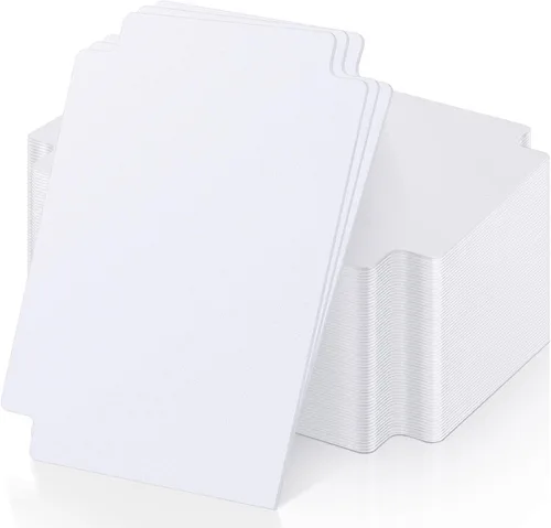 Vista 10 de 60 piezas de separadores para tarjetas de juego negros, separadores de cartas para juegos de mesa TCG, organizador de almacenamiento para reunión