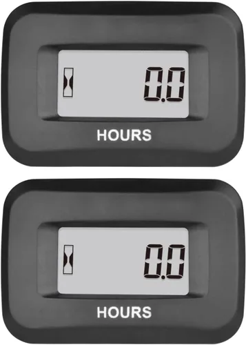 Vista 10 de Runleader Medidor digital de horas para cortacésped, generador de motocicleta, tractor agrícola, compresor marino, motosierra y otros dispositivos