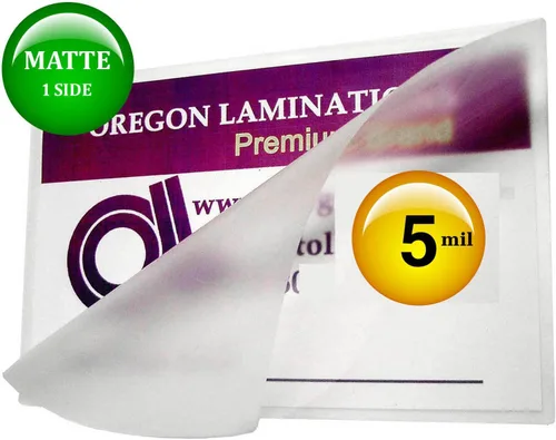 Vista 2 de Oregon Lamination Menú de Bolsas Laminadoras en Caliente (100 unidades) 5 Mil 12 x 18 Mate/Brillo