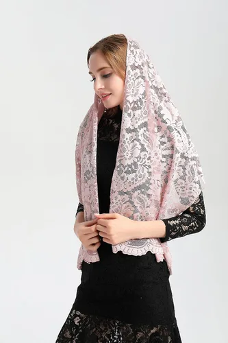Vista 4 de Mantilla Veil Catholic Mantilla V25 - Velo ortodoxo