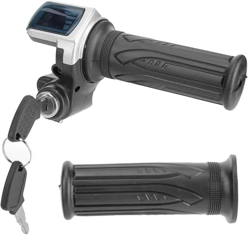 Vista 4 de Acelerador de Bicicleta Eléctrica, Agarre del Acelerador, Bloqueo del Acelerador de Motocicleta, Acelerador de Media Torsión para Bicicleta