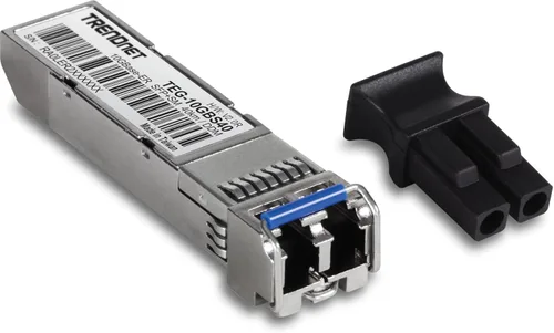 Vista 9 de TRENDnet SFP to RJ45 10GBASE-LR SFP+ Módulo LC monomodo, TEG-10GBS10, hasta 6.2 mi (6.2 millas), Transceptor SFP conectable en caliente, Conector LC