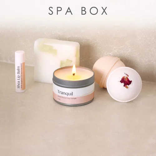 Vista 9 de Dear Ava Regalos de spa para mujeres – Cuidado personal orgánico de lujo anti estrés relajante baño y cuerpo Kit de cesta para ella con tarjeta