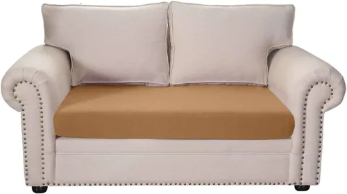 Vista 16 de MBROS Funda de cojín elástica para sofá de 2 cojines, protector de muebles de 1 pieza, funda de cojín para sofá, funda de cojín, color negro