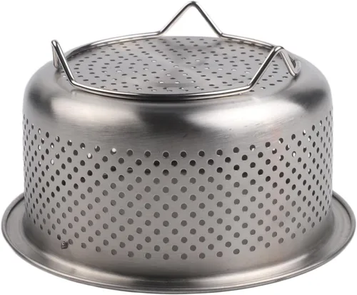 Vista 6 de Stainless Steel Vegetable Steamer Basket With Feet, 304 Metal