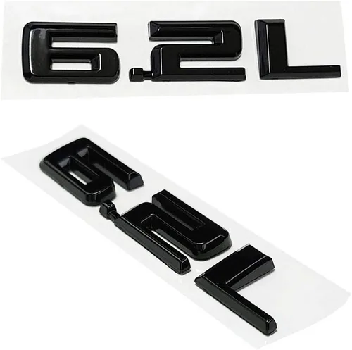 Vista 11 de 2X Emblema de Coche 345 Calcomanía de Insignia de Letra 3D Repuesto para 345 Negro Mate Completo 1