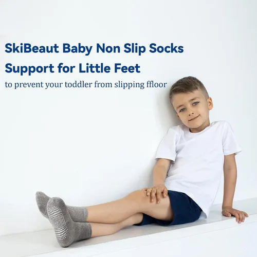 Vista 3 de SkiBeaut 20 pares de calcetines para niños y niñas de 0 a 7 años