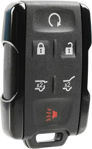 Vista 8 de Llavero de arranque remoto de entrada sin llave compatible con Chevy Silverado Colorado/GMC Sierra Canyon 2014 2015 2016 2017 (M3N-32337100 cromado)