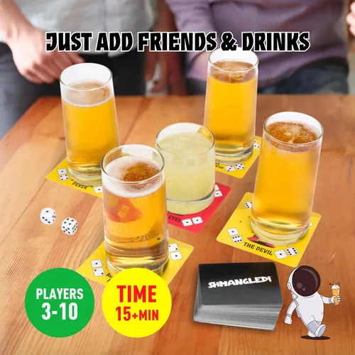 Vista 5 de Juego de beber para adultos Divertido y fácil de jugar para adultos antes del juego El juego de beber que te hará sentir cómodo a ti y a tus