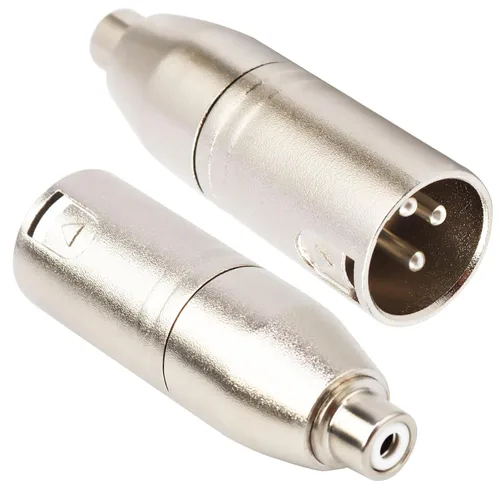 Vista 9 de Adaptador XLR hembra a TRS de 1/4 pulgadas, conector XLR hembra equilibrado a conector estéreo TRS de 1/4 pulgadas, 2