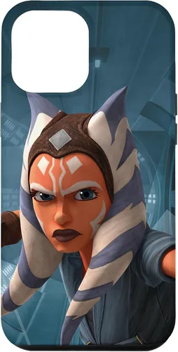 Vista 25 de Carcasa azul Ahsoka Tano para iPhone 13 Pro Max Star Wars The Clone Wars