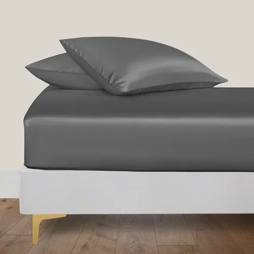 Vista 18 de LINENWALAS Sábana plana Full solamente - Sábana de cama de rayón derivado de seda de bambú, sábana premium transpirable refrescante, sábana superior