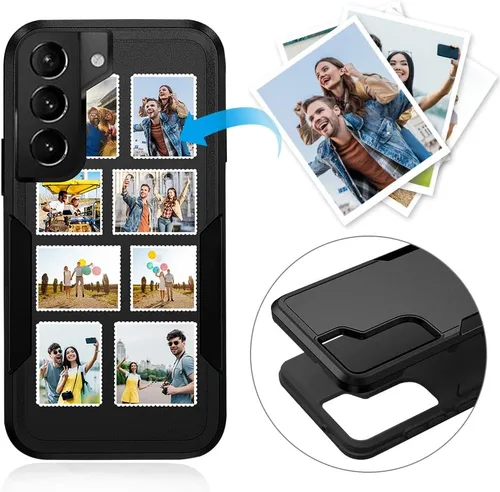 Vista 13 de Funda de teléfono personalizada para Galaxy S20 FE 5G, funda para teléfono multifoto, funda protectora resistente de doble capa a prueba de golpes