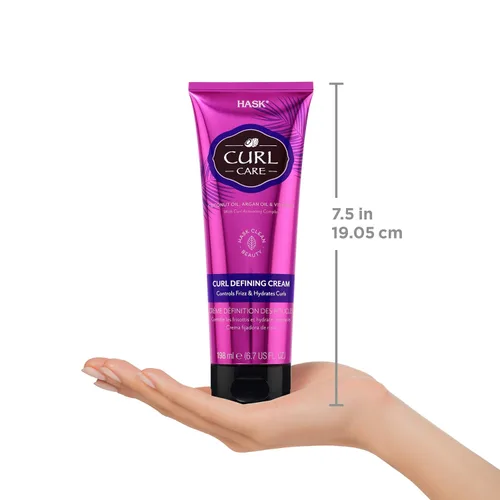 Vista 4 de HASK Curl Care Crema definidora de coco, 6.7 onzas (paquete de 2)