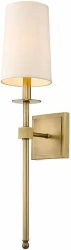 Vista 9 de Z-Lite 1 aplique de pared ligero 811-1S-BN, níquel cepillado