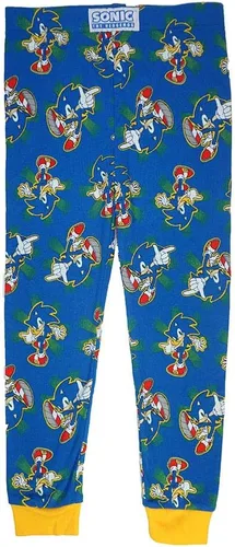 Vista 6 de Sonic The Hedgehog Pijama de algodón de 4 piezas para niños