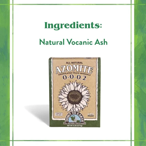 Vista 4 de Down To Earth All Natural Fertilizers Minerales traza granulados de azomita orgánica: minerales esenciales para mejorar el crecimiento
