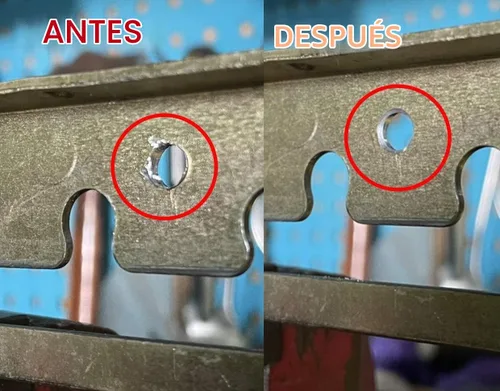 Vista 4 de CONQUER Tools - Broca avellanadora de metal con 5 flautas, 87 grados para vástago hexagonal de 1/4 pulgadas, ajuste de 1/8"-3/4