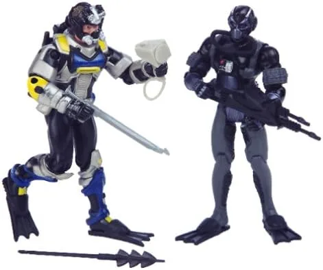 Vista 3 de Hasbro GI Joe Vs. Cobra Wet Suit Vs. Cobra Moray - Juego de figuras de acción