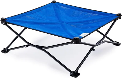 Vista 11 de Coolaroo On-The-Go Cama Elevada para Perros - Cama Plegable Emergente de Viaje para Perros con Tela Transpirable, Resistente a la Humedad, Bolsa
