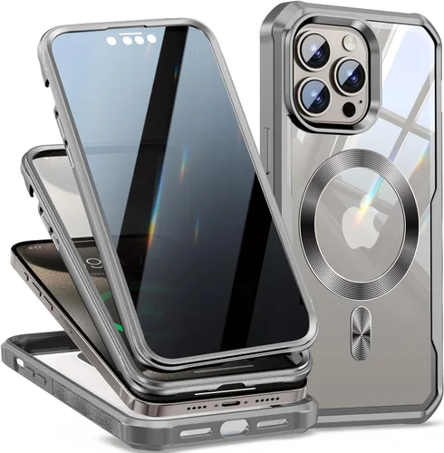 Vista 24 de [Bucle de CD + protector de pantalla de privacidad] Funda magnética para iPhone 7/8/SE 2020/SE3, [protección contra caídas de grado militar]