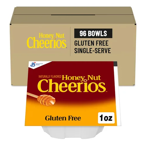 Vista 13 de Apple Cinnamon Cheerios 25% menos azúcar, tazón de una sola porción, 96