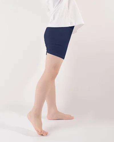 Vista 3 de BOOPH Pantalones cortos de ciclismo para niñas, pantalones cortos de baile con volante para niños, paquete de 3
