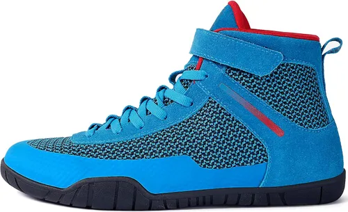 Vista 2 de Zapatos de lucha libre para hombre, zapatos de boxeo, zapatillas de fitness con suela de gota cero