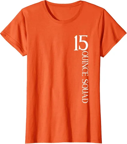 Vista 11 de Quince Squad Quinceanera 15th Birthday - Camiseta de quinceañera para niñas Asphalt Grey