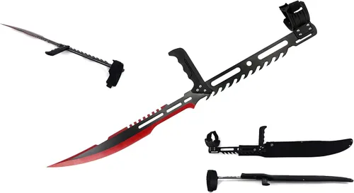 Vista 2 de Snake Eye Tactical 27.5 pulgadas gran antebrazo ninja Blood Rayne, cuchilla, espada, machete para vampiro zombie