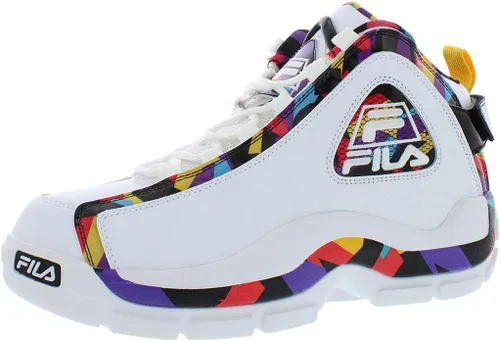 Vista 16 de FILA Hombres Grant Hill 2 Zapatos 008 Negro/Sunny Lime/Castlerock
