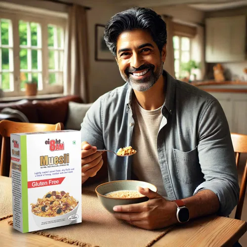 Vista 6 de 8AM Muesli Frutas secas sin gluten y una mezcla de nueces y semillas tostadas con miel