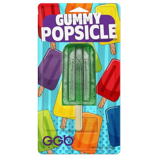 Vista 10 de Paleta de gomita: un regalo genial con una variedad de opciones de sabor, por GGB Candies (frambuesa azul, paquete de 2)