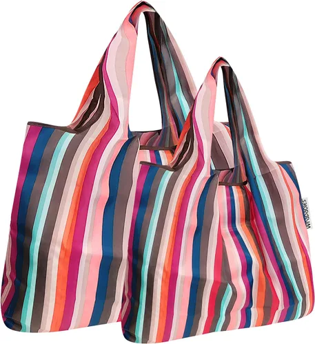 Vista 22 de Bowbear Bolsa de compras reutilizable de nylon plegable