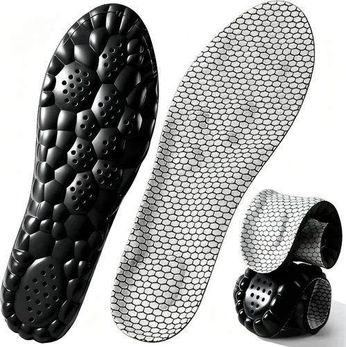Vista 13 de Plantillas 4D Cloud para mujeres y niños, plantillas de soporte de arco, plantillas de espuma viscoelástica, plantillas de zapatos deportivos