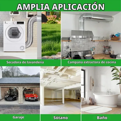 Vista 7 de Cubierta de ventilación para secadora de 3 pulgadas, rejilla de ventilación de pared con pantalla y amortiguador, cubierta de ventilación exterior