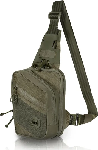 Vista 17 de M-Tac Elite - Bolso de transporte táctico EDC con funda oculta para el pecho CCW