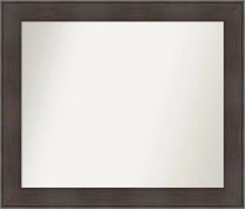 Vista 78 de Amanti Art Espejo personalizado, espejo de baño de veta de madera rústica William, espejo de pared o espejo de tocador de baño sobre el fregadero