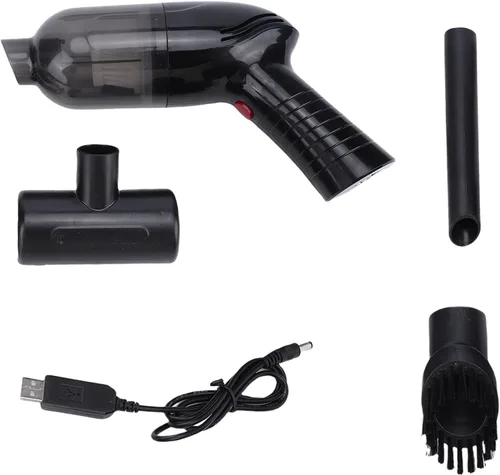 Vista 7 de ASHATA Aspiradora portátil para automóvil, aspiradora de mano de 9000 Pa recargable inalámbrica, potente succión de 120 W, aspiradora de mano limpia