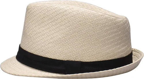Vista 3 de Levi's Sombrero de paja ligero Fedora Panamá para hombre